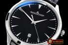 Jaeger Le Coultre Master Ultra Thin Date SS/LE Black ZF 1:1 MY9015 Mod