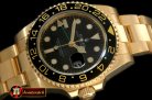ROLGMT105A - YG/YG 2008 GMT Black Swiss 2836