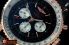 BSW0286B - Navitimer GMT RG/LE Black A-7750