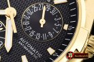 VACH. CONSTANTINE Overseas Dual Time Power Reserve YG/YG Blk TWA A1222