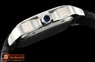 Cartier Santos De Cartier 2018 Mens SS/LE (Blk) Wht Swiss Qtz