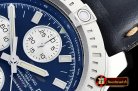 Breitling Colt 44mm Chronograph Automatic SS/LE Blue/Stk A7750