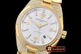 VACH. CONSTANTINE Overseas Ref.47074 Diams YG/YG White MY8215 Mo
