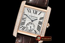 Cartier Tank MC 1904 Diam RG/LE White KSF Asia 23J Mod