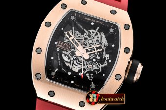 Richard Mille RM035-02 Americas RG/RU Red Skele Blk KVF MY8215 Mod