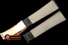 Replica Rolex Black Croc Strap RG 20/16/ New Insignia Deployant