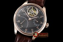 IWC0292 - Portugese Mystere Tourbillon RG/LE Black Tourbillon