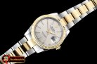 Rolex Datejust II DJ2 41mm Oyt Flt YG/SS Silver Stk BP Asia 2813