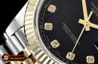 Rolex Datejust II DJ2 41mm Jub Flt Wrap 904L YG/SS Blk Diam GMF A2836