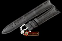 Replica Rolex Black Croc Strap RG 20/16/ New Insignia Buckle