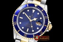 Rolex Submariner 16613 YG/SS Blue BP Ult A3135 Mod