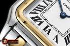Cartier Panthere Secrete De Ladies SS/YG White KOR Swiss Qtz