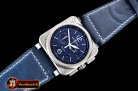 Bell & Ross BR03-94 Chronograph SS/LE Blue Asia 7750