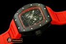 RM076E - RM055 Bubba Watson Tourbillon CER/PVD/RU Custom Skeleto