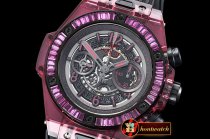 Hublot Big Bang Unico Sapphire 45mm Gem PL/RU SF Red A7750