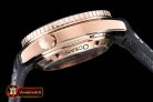 Replica Omega Planet Ocean Chrono RG/RU Black Asia7750 Mod 9301