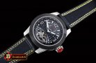 JAEGER LE COULTRE AMVOX3 Tourbillon GMT SS/LE Black/Yellow Asia