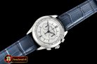 Jaeger Le Coultre Master Chronograph 1538530 SS/LE White Asia 7750