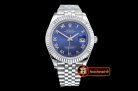 Rolex Datejust II DJ2 41mm Jub Flt SS/SS Blue Roman BP A3235 Mod