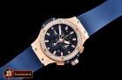 Hublot Big Bang Evolution DIAM/RG/RU Blue Skele A7750 Mod