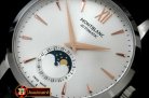 MB057A - Star Calendar Moonphase SS/LE White M-9105