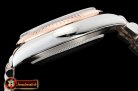Rolex DateJust 36mm Jub Flt 904L RG/SS Wht/Stk GMF A2836
