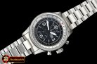 Oris Swiss Hunter Team SS/SS Black Jap Qtz Chrono