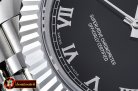 Rolex Datejust II DJ2 41mm Jub Flt SS/SS Black Roman BP A3235 Mo