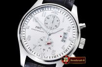 Replica IWC Pilot Chrono 3878 "JU-AIR" SS/LE Rhodium V6F A7750