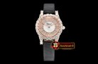 Chopard L'Heure Du Diamant Round RG/LE (Black) Rose Gold MY9015