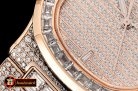 Patek Philippe Nautilus 5711 40mm Diams RG/RG Diams Miyota 9015 Mod