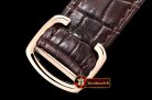 Cartier Balon Bleu Mens 42mm Wrapped RG/LE White BP Swiss 2824