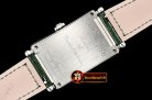 Franck Muller Long Island Ld 952QZ DIAM/SS/LE (Grn) Wht GF Swiss Qtz