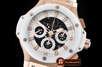 Hublot Big Bang Evolution CER/RG/RU White Skele A7750 Mod