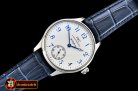IWC FA Jones Ltd Ed SS/LE Wht/Blue Num Asia 6498