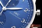 IWC0388 - Portuguese Chrono SS/LE Blue/Blue ZF V2 A79350 Mod