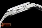 Patek Philippe Nautilus 7010 Ladies SS/SS Diams Blk - Swiss Qtz