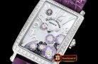Franck Muller Long Island Peony DIAM/SS/LE (Purp) Purp MOP Swiss Qtz
