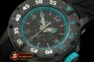 RM074B - PVD Black/RU Black/Blue Asian 7751 Decorated