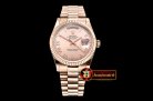 Rolex Daydate 36mm Flt RG/RG Rose Gold Roman BP Swiss 2836