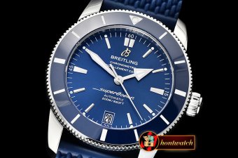 BSW0364A - Superocean Heritage II 42mm SS/RU Blue GF A2824 Mod