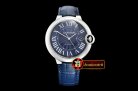Cartier Balon Bleu 42mm SS/LE Blue AF Asia 2892 Mod