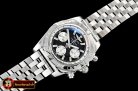 BSW0362B - Chronomat B01 SS/SS Black/Stick GF Asia 7750 Mod
