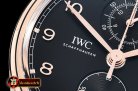 IWC Portugieser Chronograph Classic RG/LE Black YLF A7750