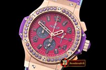 Hublot Big Bang Pop Art 38mm RG/LE Fuschia/Purp Bez OS20 Qtz