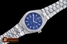 VACH. CONSTANTINE Overseas Ref.47074 Diams SS/SS Blue MY8215 Mod