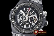 Hublot Big Bang Unico 45mm BTDIAM/PVD/RU Black V2 Asia 7750