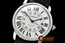 Cartier Ronde Louis Cartier Date SS/LE White ZF Miyota 9015