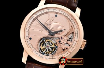 Vach. Constantine Legend Chinese Zodiac Tourbillon RG/LE Rabbit Tourb