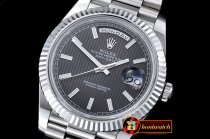 RDD0202B - DayDate 40mm SS/SS Black Tux Fluted Noob A3255 Mod